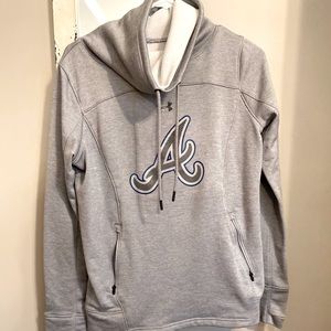 Gray Atlanta Braves Sweatshirt